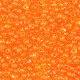 Glass seed beads 11/0 (2mm) Transparent orange